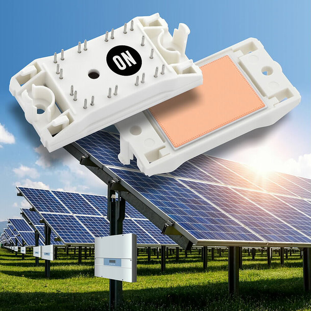SiC-Leistungselektronik-Module von ON Semiconductor unterstützen die Solarwechselrichter von Delta